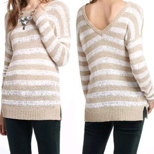 Anthropologie | John & Jenn striped sweater M NWT